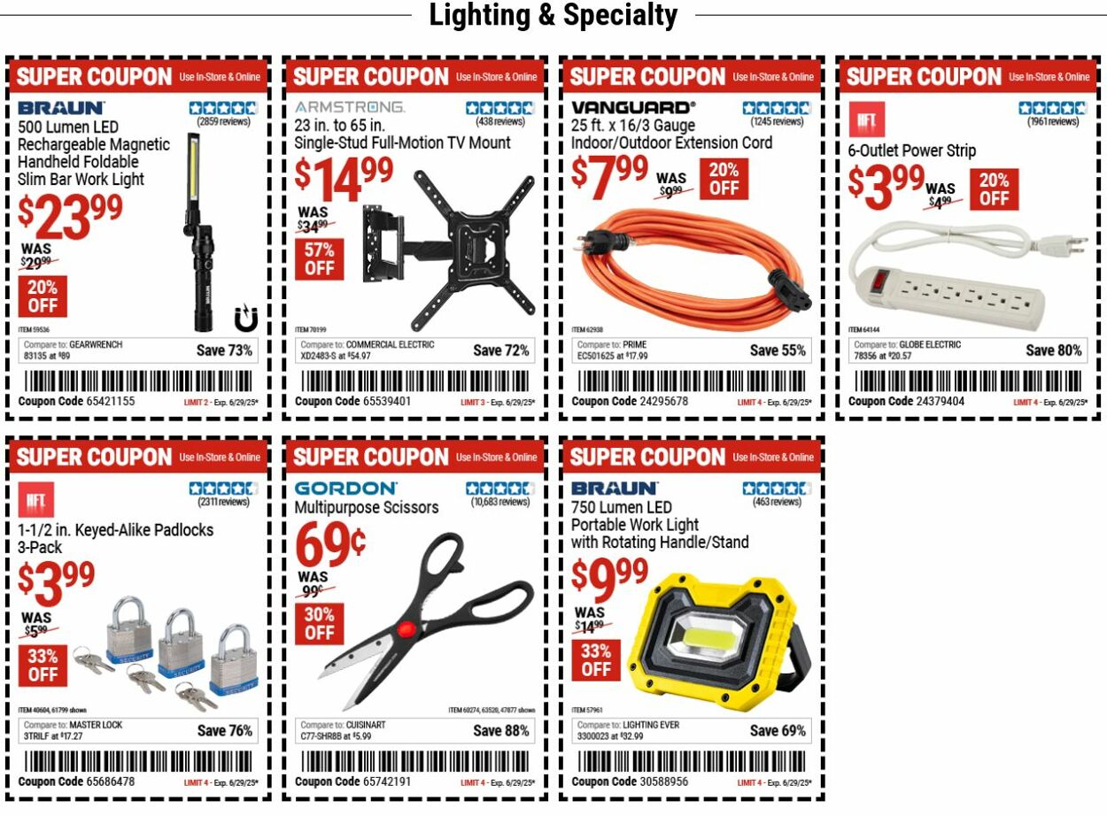 Weekly ad Harbor Freight 06/16/2025 - 06/25/2025