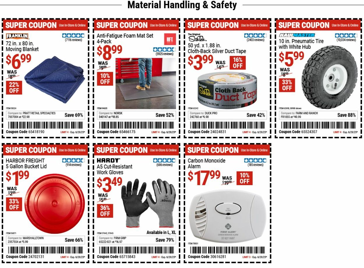Weekly ad Harbor Freight 06/16/2025 - 06/25/2025