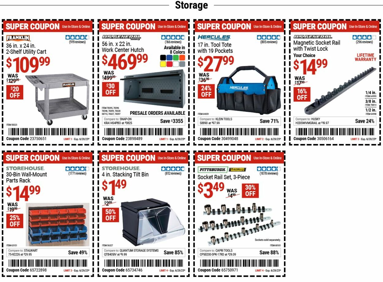 Weekly ad Harbor Freight 06/16/2025 - 06/25/2025