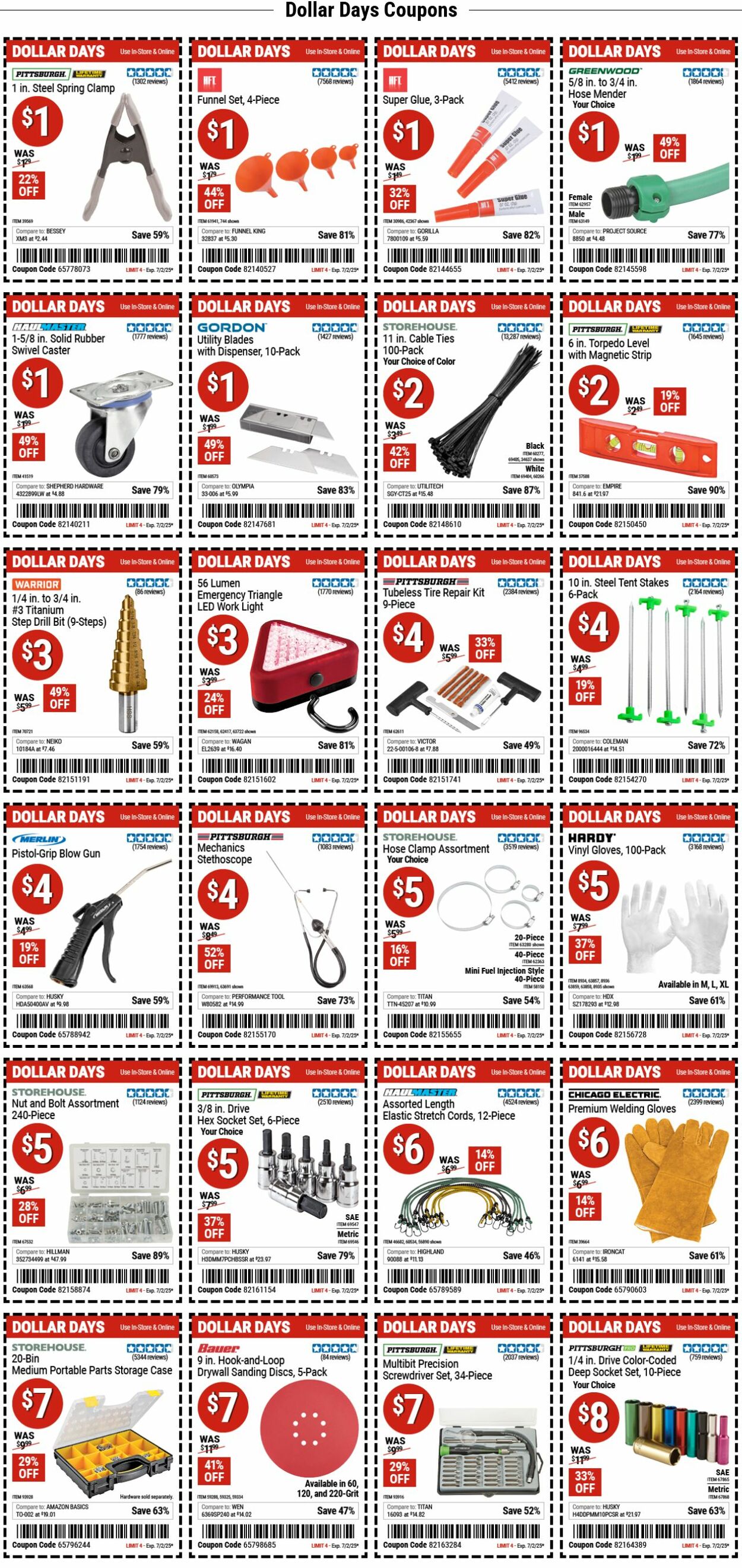 Weekly ad Harbor Freight 06/16/2025 - 06/25/2025