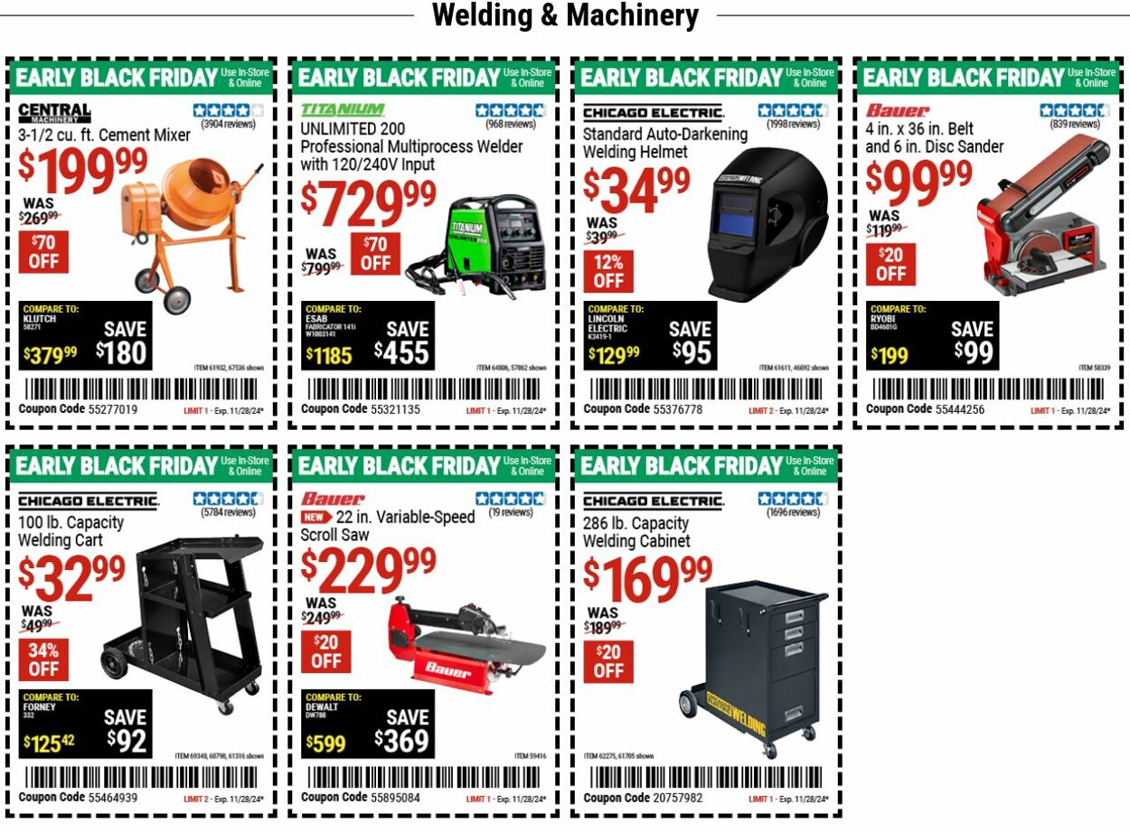 Weekly ad Harbor Freight 11/25/2024 - 12/04/2024