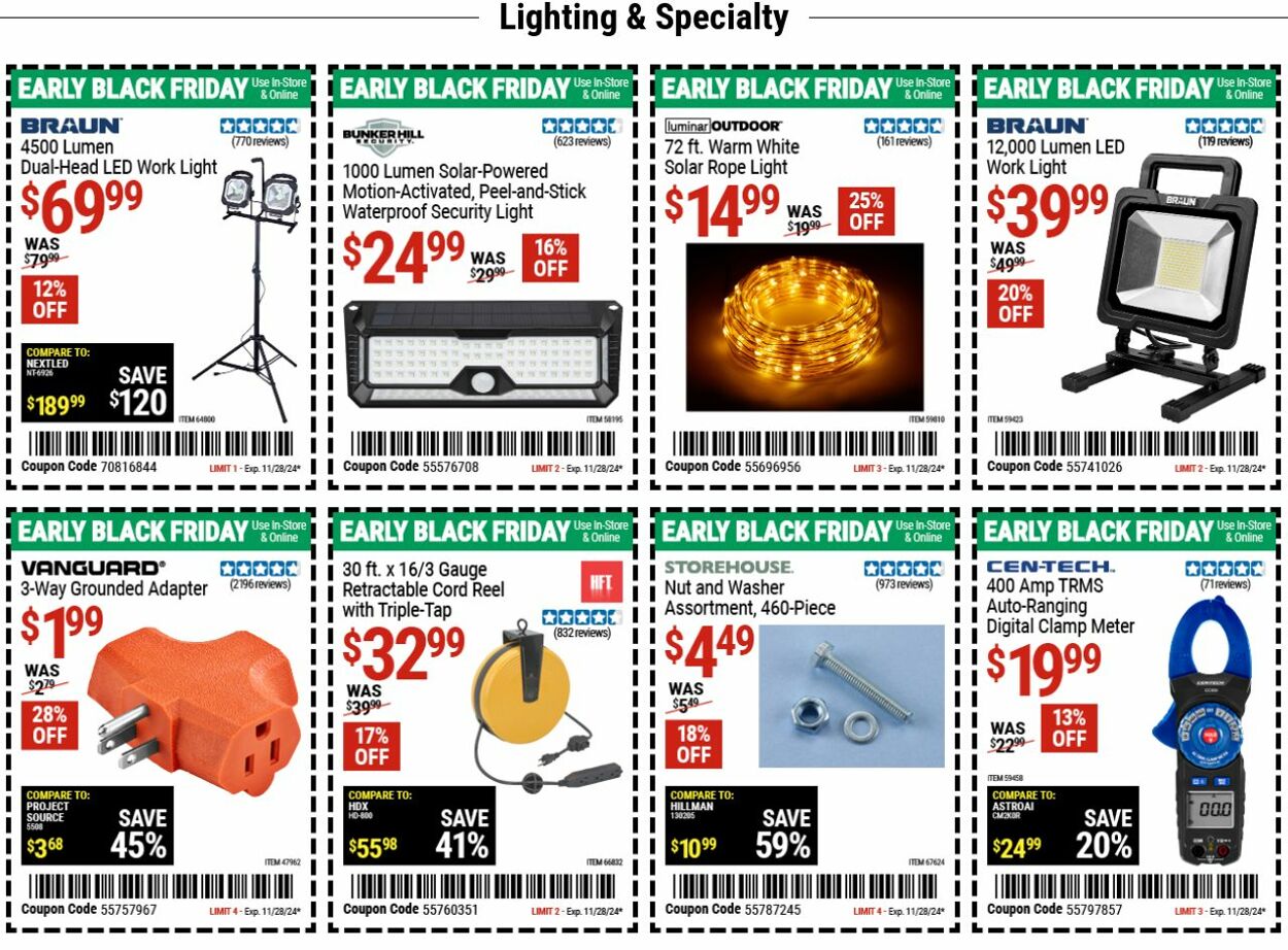 Weekly ad Harbor Freight 11/25/2024 - 12/04/2024