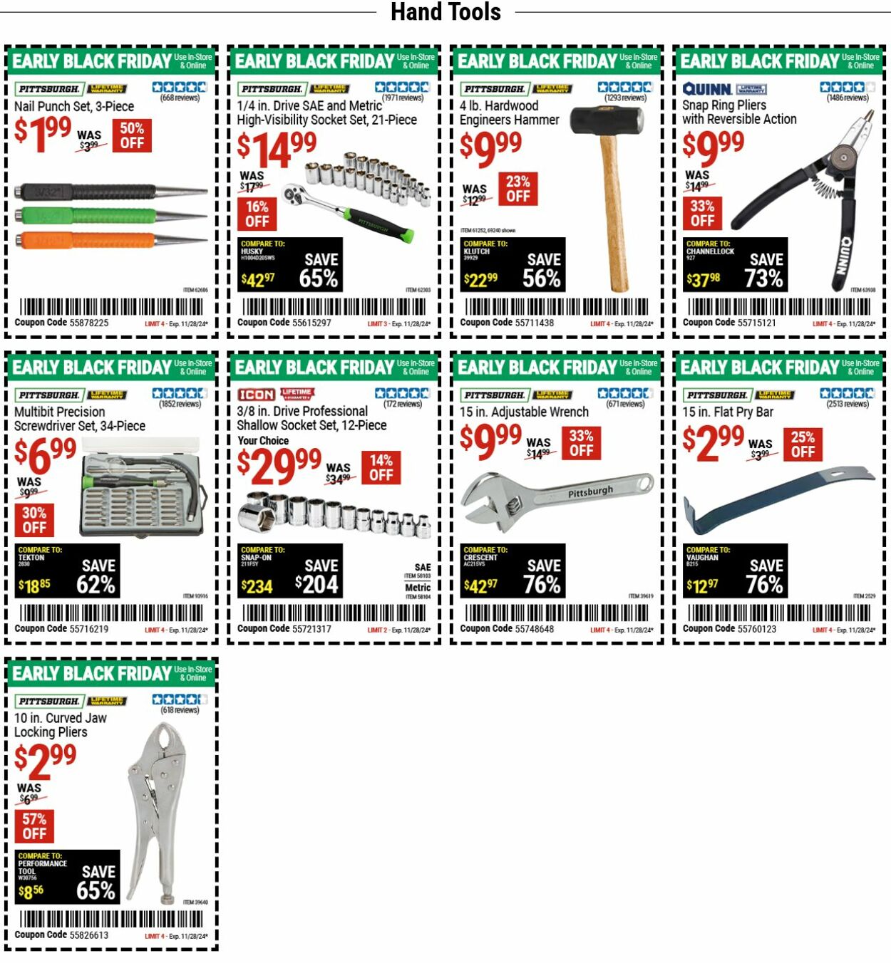 Weekly ad Harbor Freight 11/25/2024 - 12/04/2024