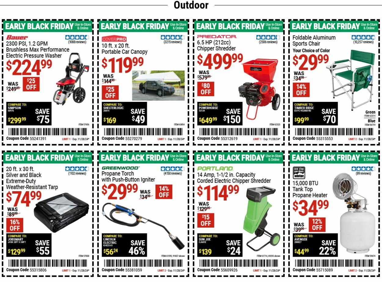 Weekly ad Harbor Freight 11/25/2024 - 12/04/2024