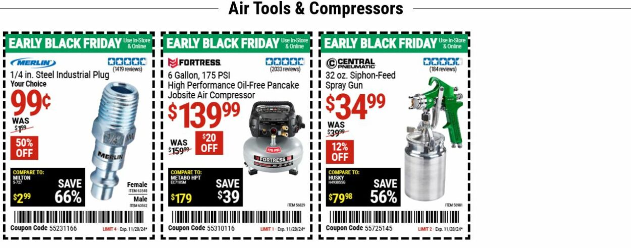 Weekly ad Harbor Freight 11/25/2024 - 12/04/2024