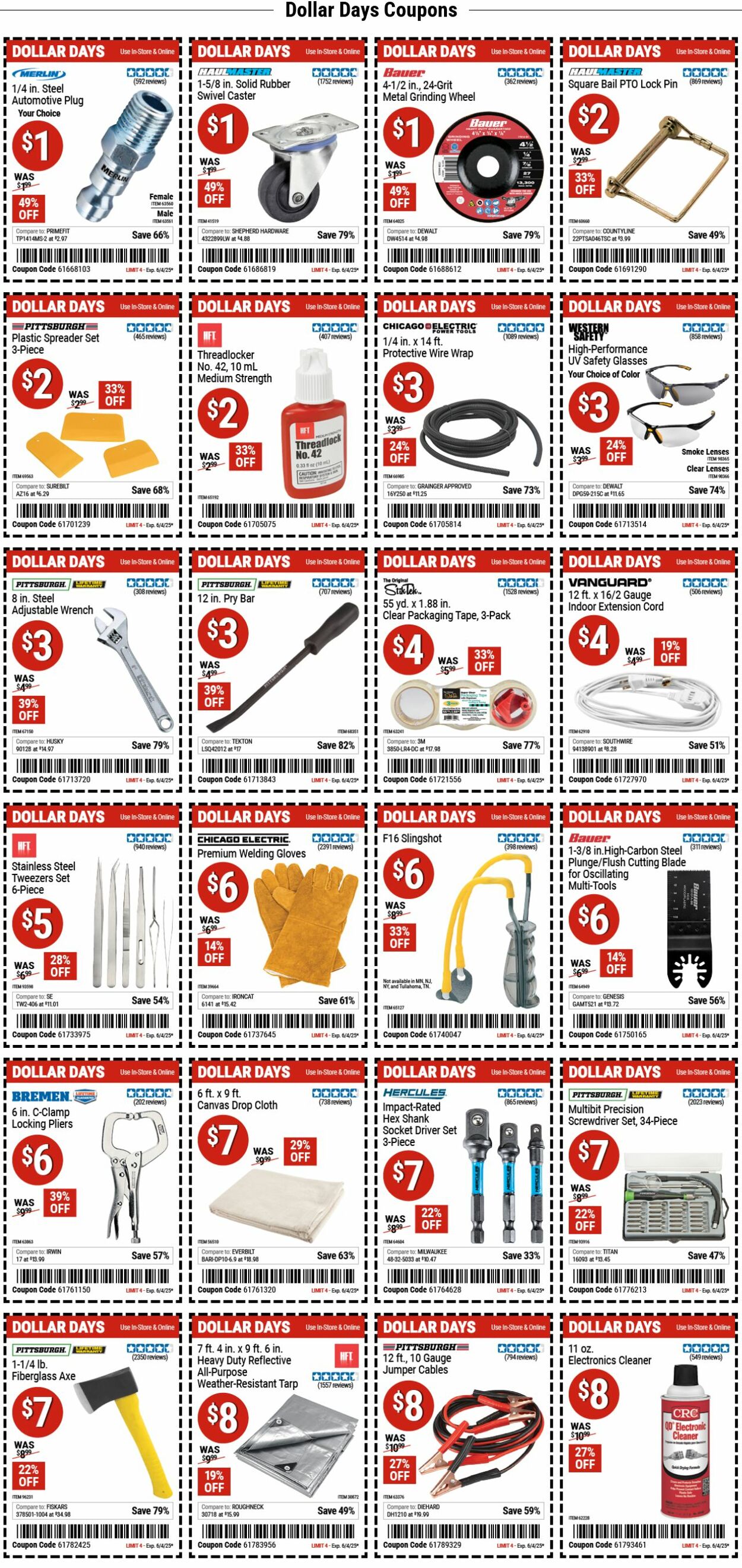 Weekly ad Harbor Freight 05/26/2025 - 06/04/2025