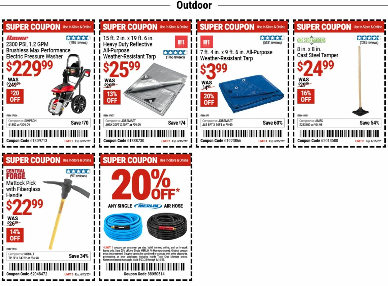 Weekly ad Harbor Freight 05/26/2025 - 06/04/2025