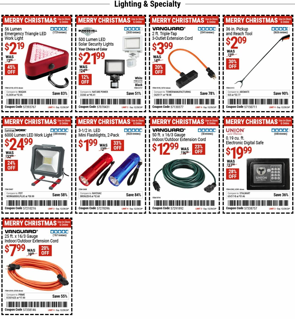 Weekly ad Harbor Freight 12/16/2024 - 12/25/2024