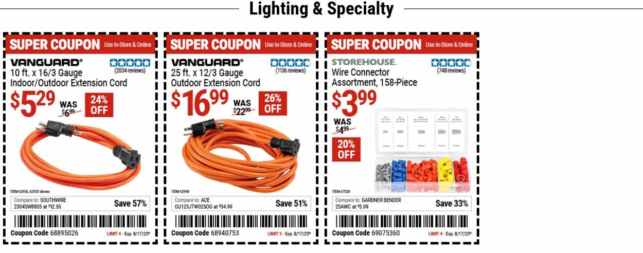 Weekly ad Harbor Freight 08/04/2025 - 08/13/2025