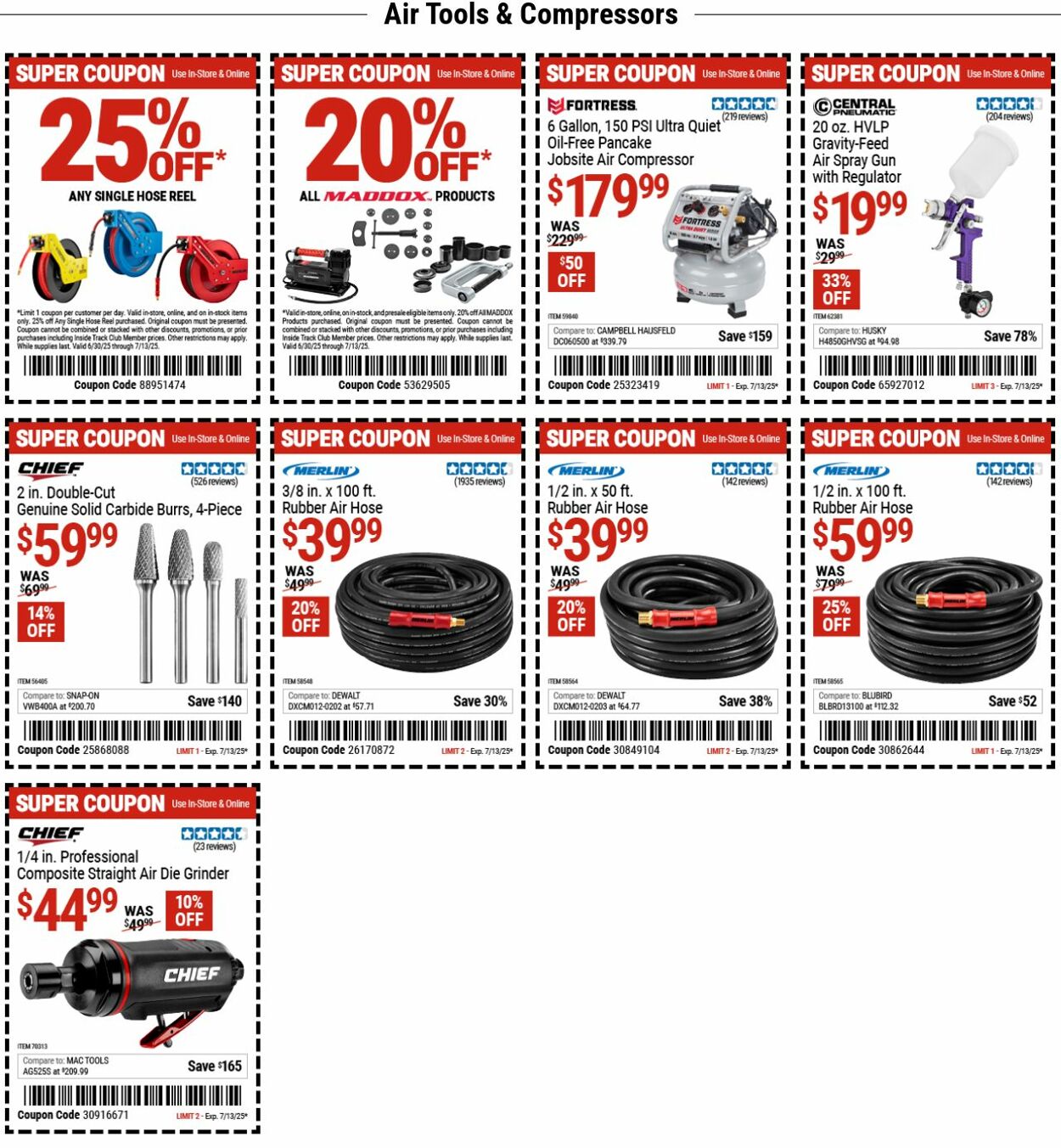 Weekly ad Harbor Freight 06/30/2025 - 07/09/2025