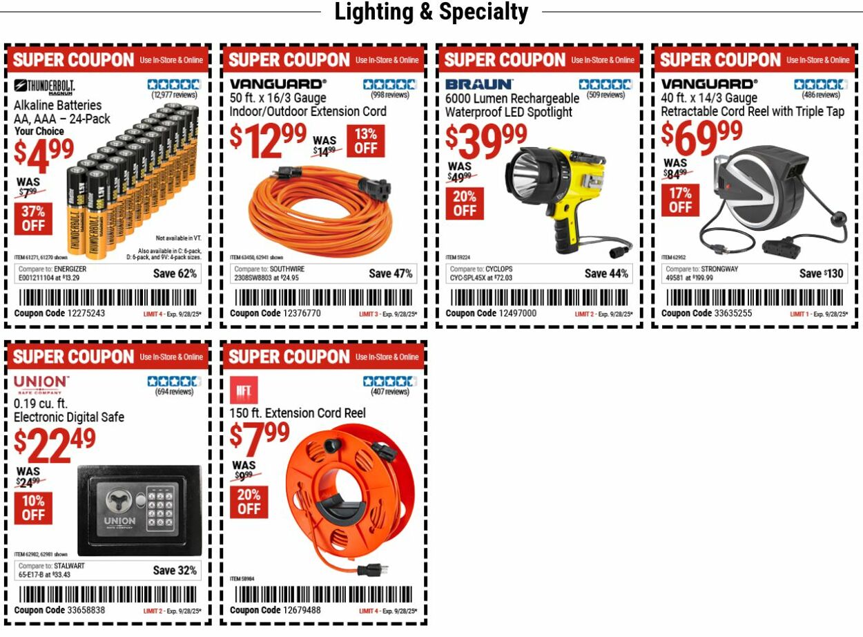 Weekly ad Harbor Freight 09/15/2025 - 09/24/2025
