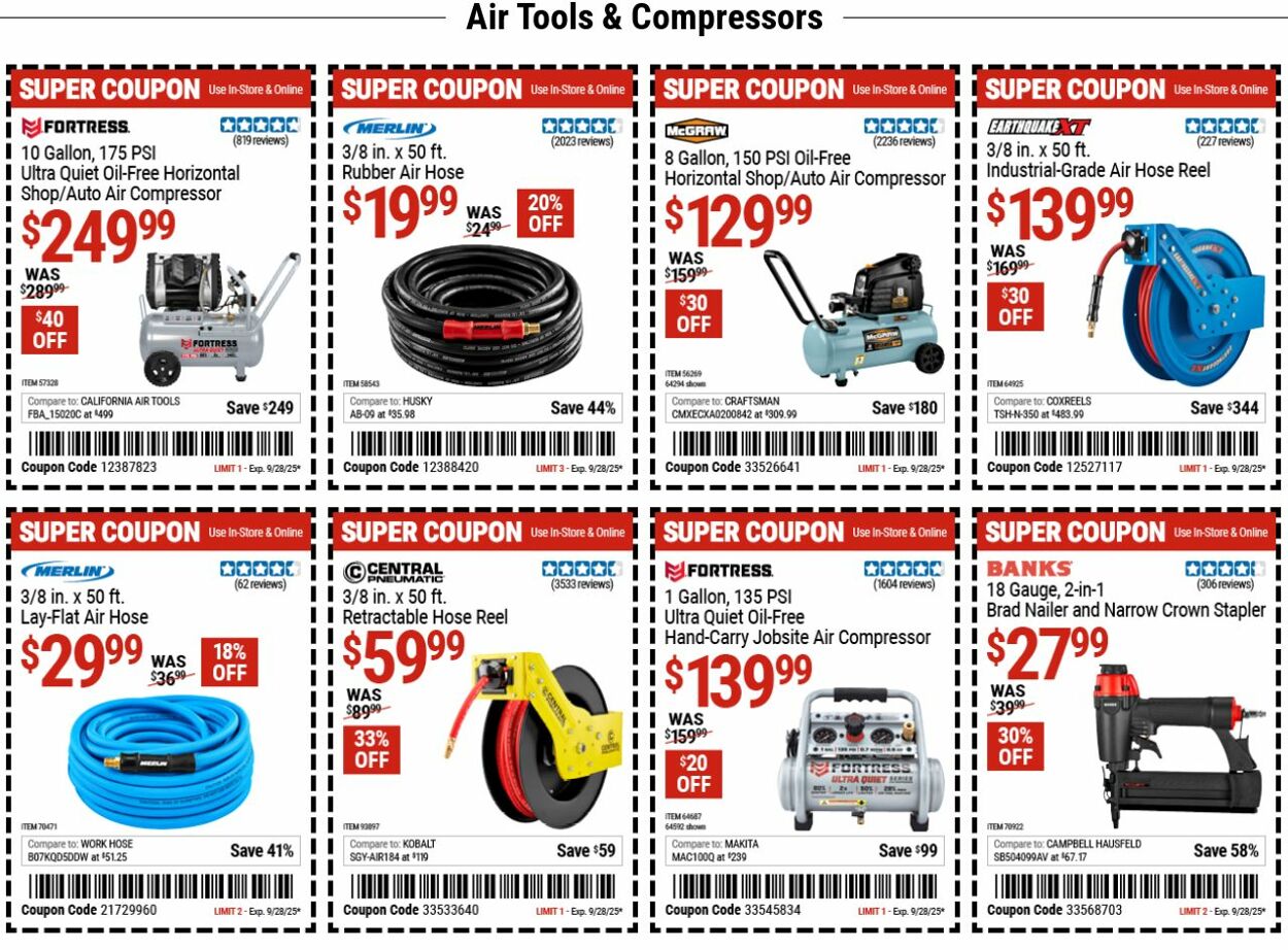 Weekly ad Harbor Freight 09/15/2025 - 09/24/2025