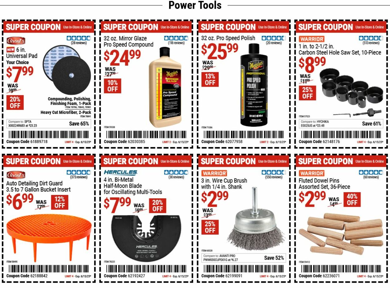 Weekly ad Harbor Freight 06/02/2025 - 06/11/2025