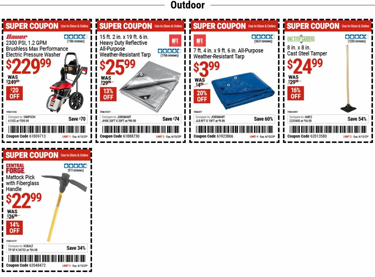 Weekly ad Harbor Freight 06/02/2025 - 06/11/2025