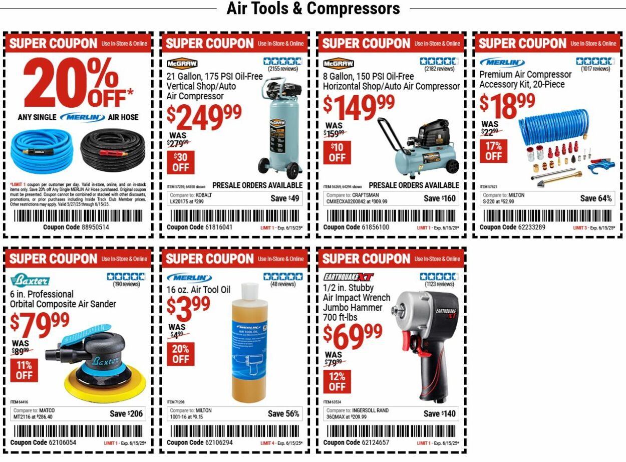 Weekly ad Harbor Freight 06/02/2025 - 06/11/2025