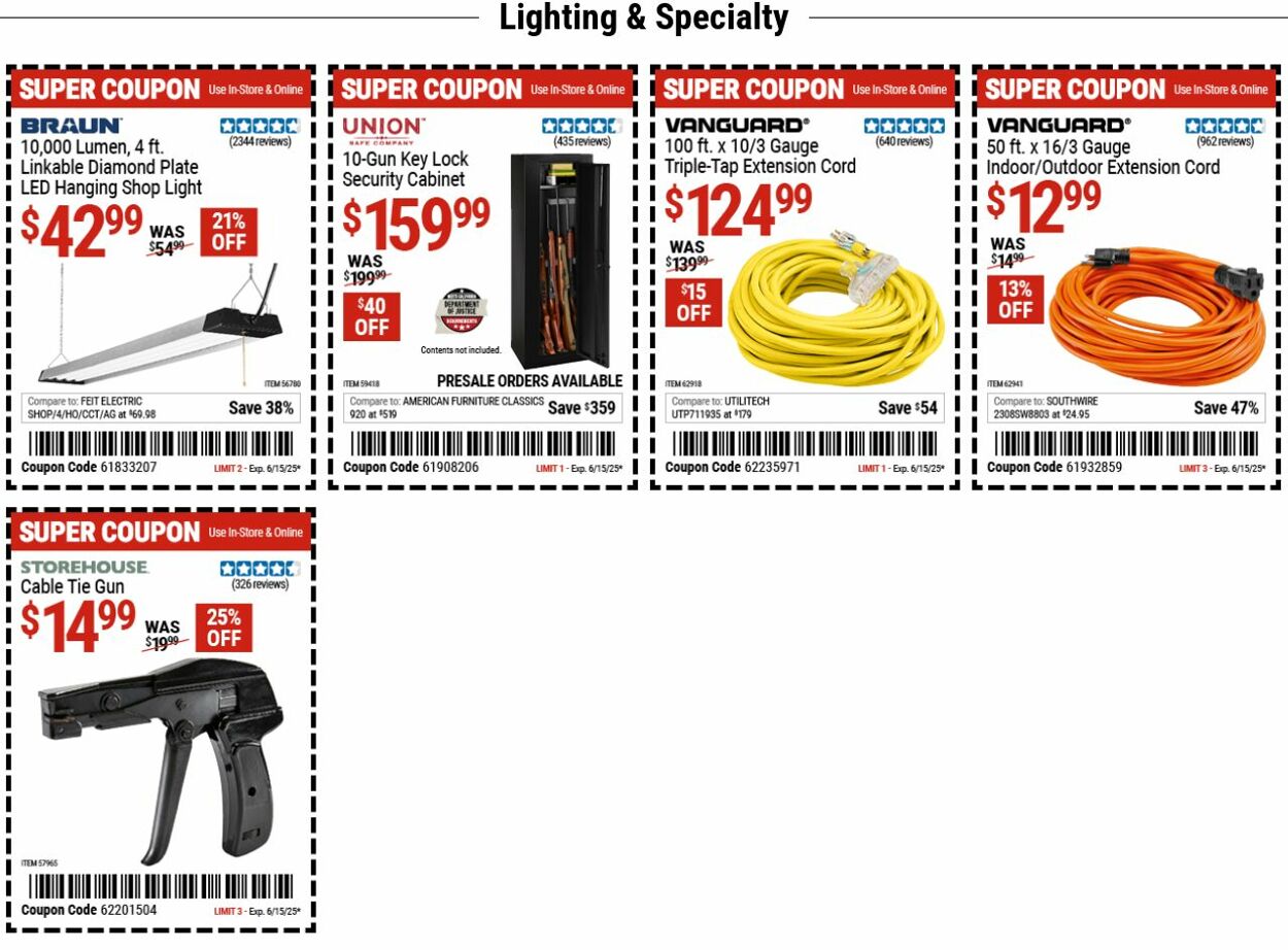 Weekly ad Harbor Freight 06/02/2025 - 06/11/2025