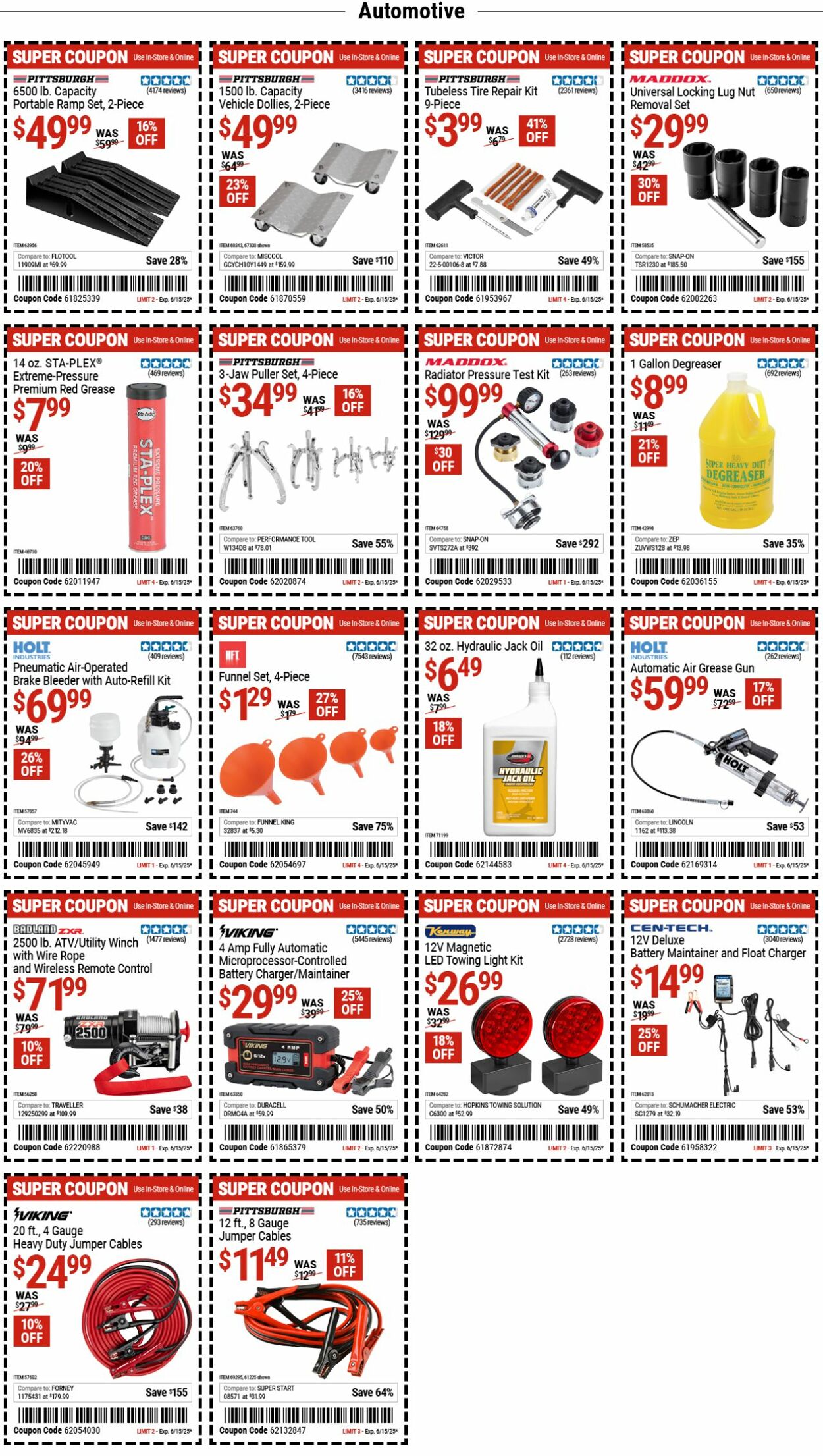 Weekly ad Harbor Freight 06/02/2025 - 06/11/2025