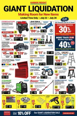 Weekly ad Harbor Freight 07/22/2024 - 07/28/2024