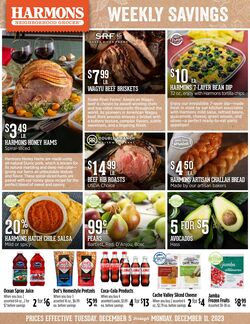 Weekly ad Harmons Grocery 12/05/2023 - 12/11/2023