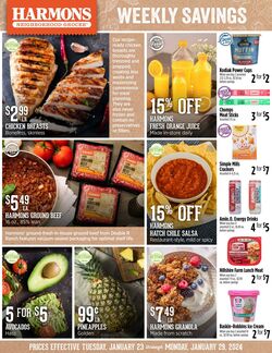 Weekly ad Harmons Grocery 01/23/2024 - 01/29/2024