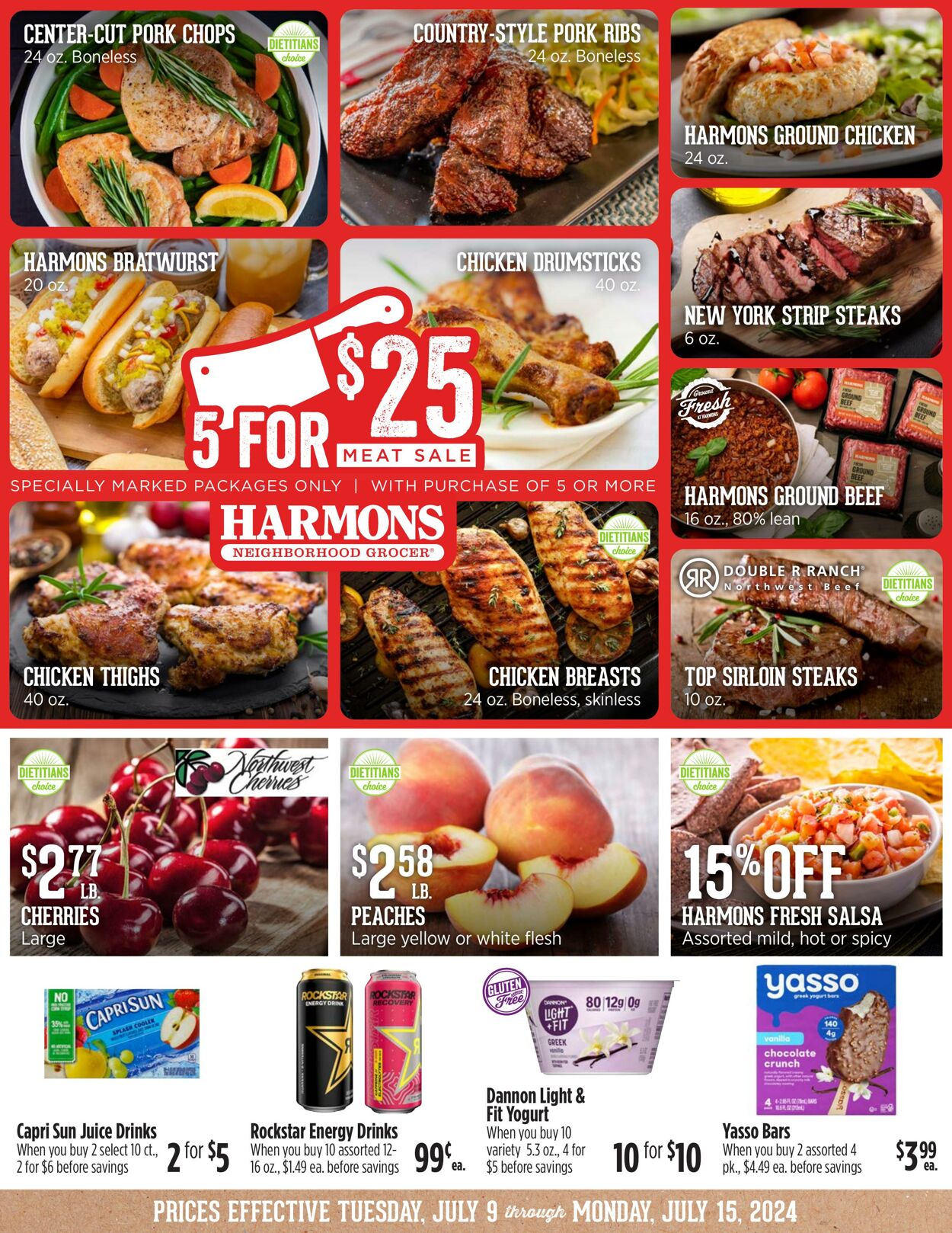 Weekly ad Harmons Grocery 07/09/2024 - 07/15/2024