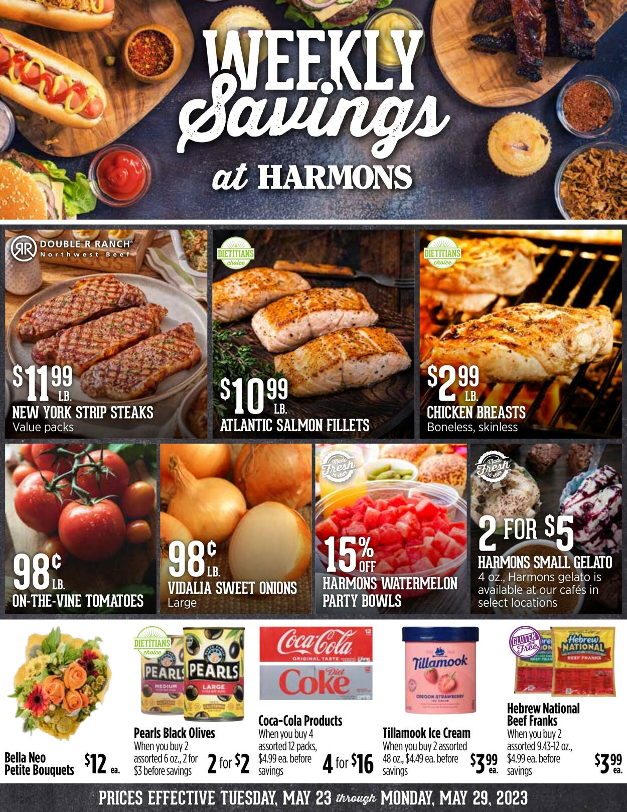 Weekly ad Harmons Grocery 05/23/2023 - 05/29/2023