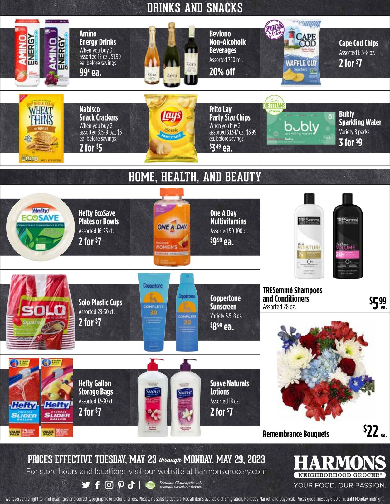 Weekly ad Harmons Grocery 05/23/2023 - 05/29/2023