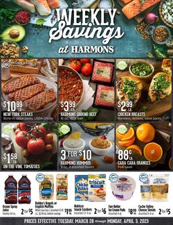 Weekly ad Harmons Grocery 03/28/2023 - 04/03/2023