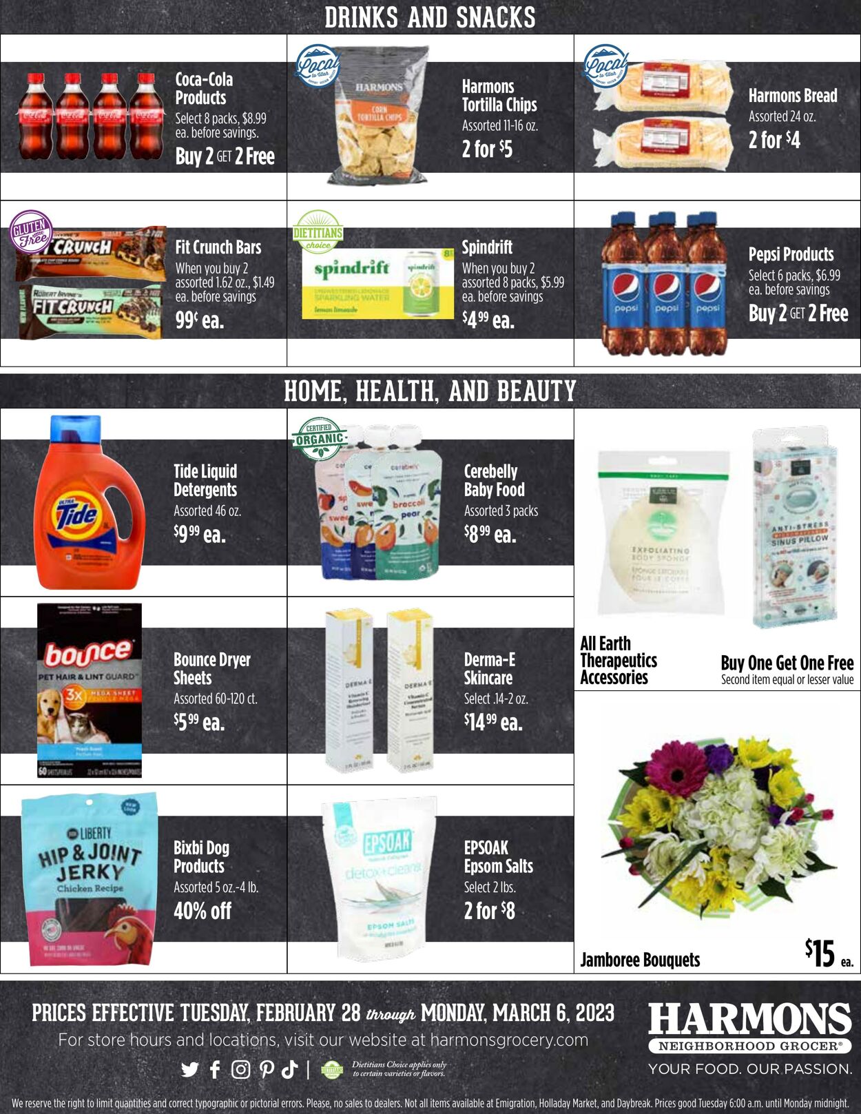 Weekly ad Harmons Grocery 02/28/2023 - 03/06/2023