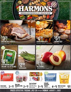 Weekly ad Harmons Grocery 07/26/2022-08/01/2022