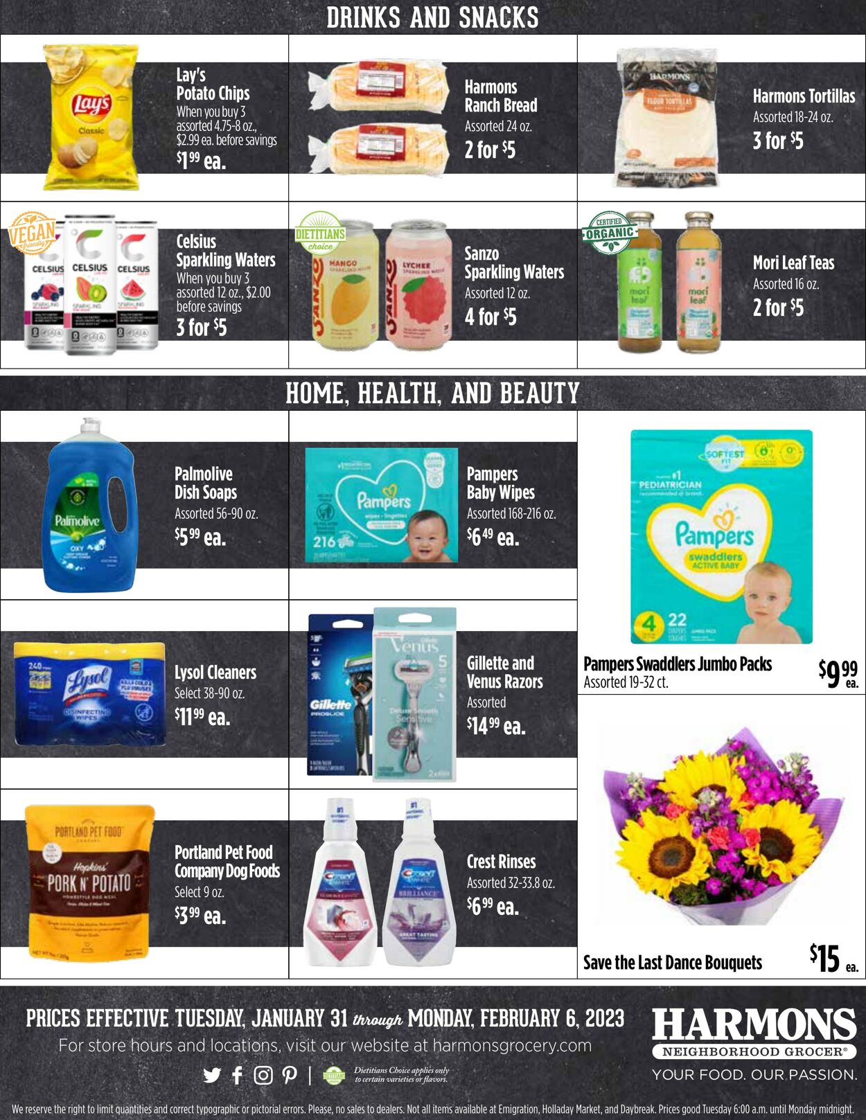 Weekly ad Harmons Grocery 01/31/2023 - 02/06/2023