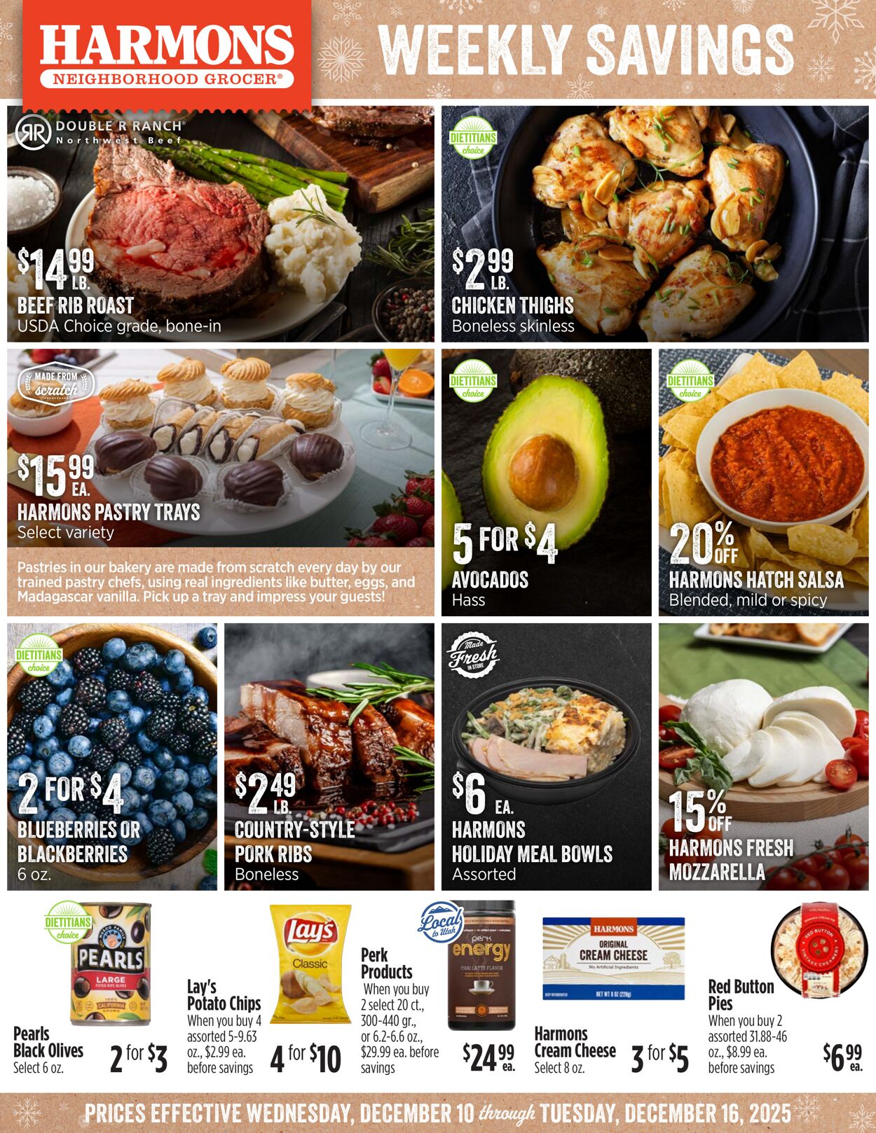 Weekly ad Harmons Grocery 12/10/2025 - 12/16/2025