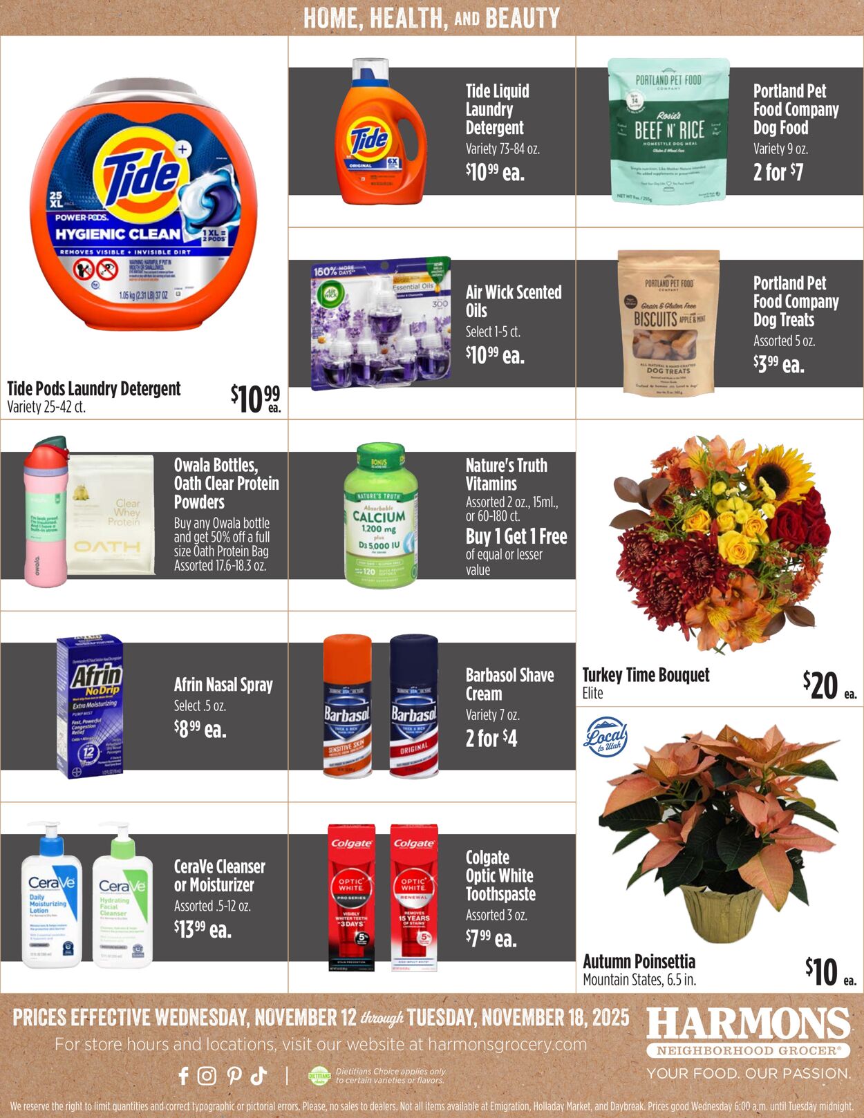 Weekly ad Harmons Grocery 11/12/2025 - 11/18/2025