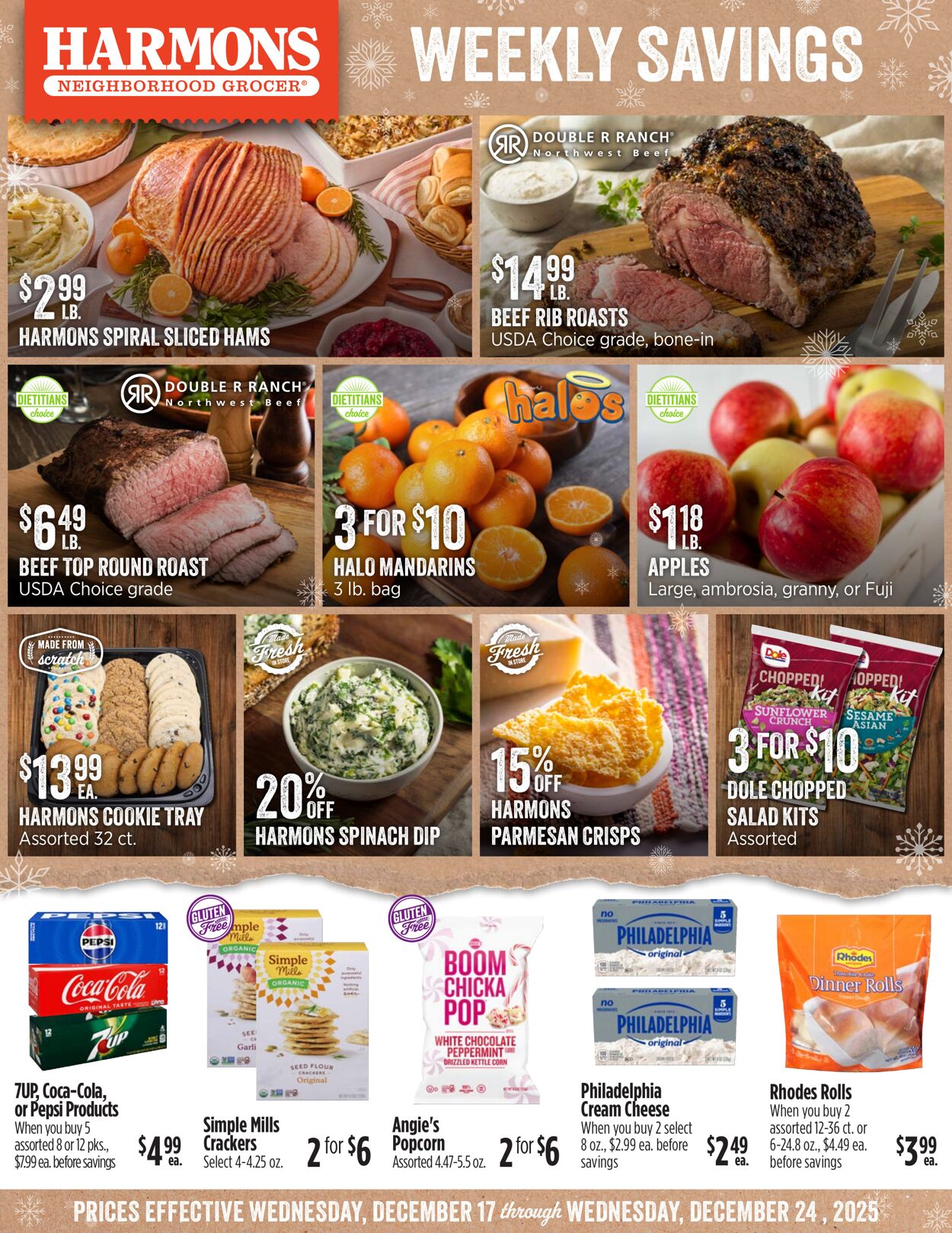 Weekly ad Harmons Grocery 12/17/2025 - 12/23/2025