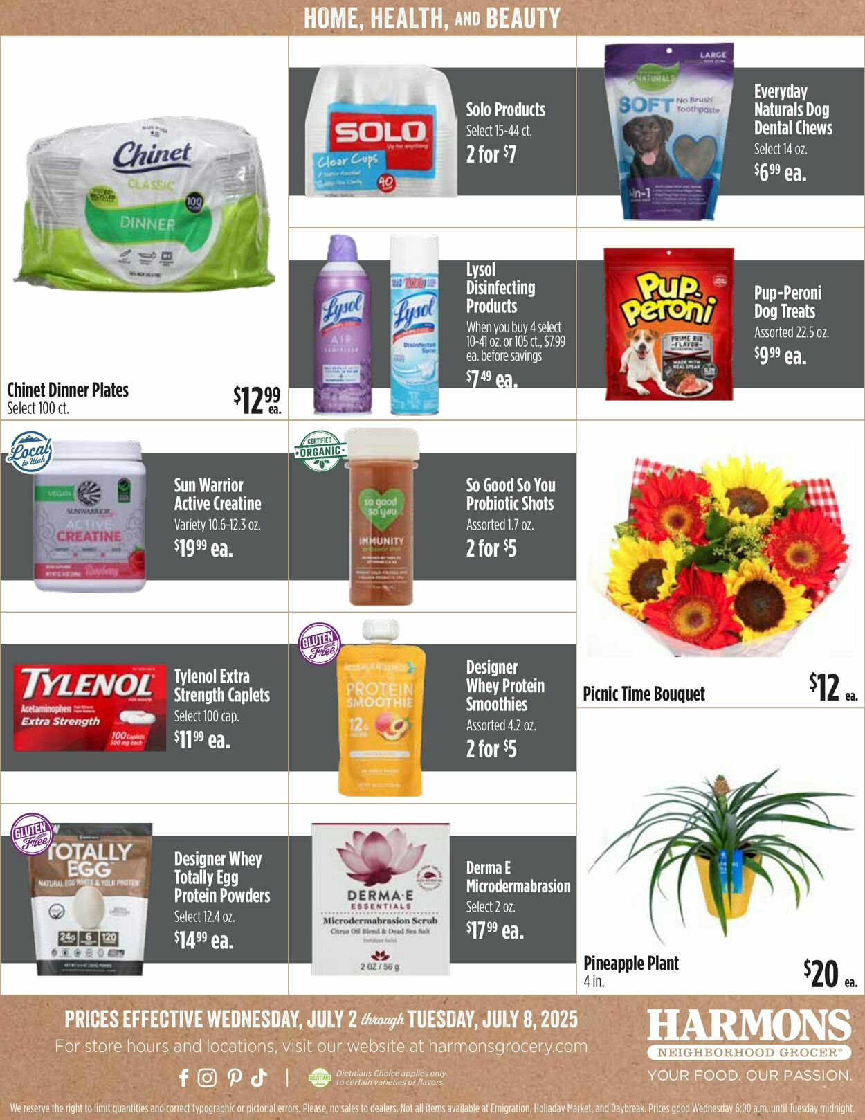Weekly ad Harmons Grocery 07/02/2025 - 07/08/2025