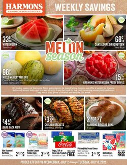 Weekly ad Harmons Grocery 07/02/2025 - 07/08/2025