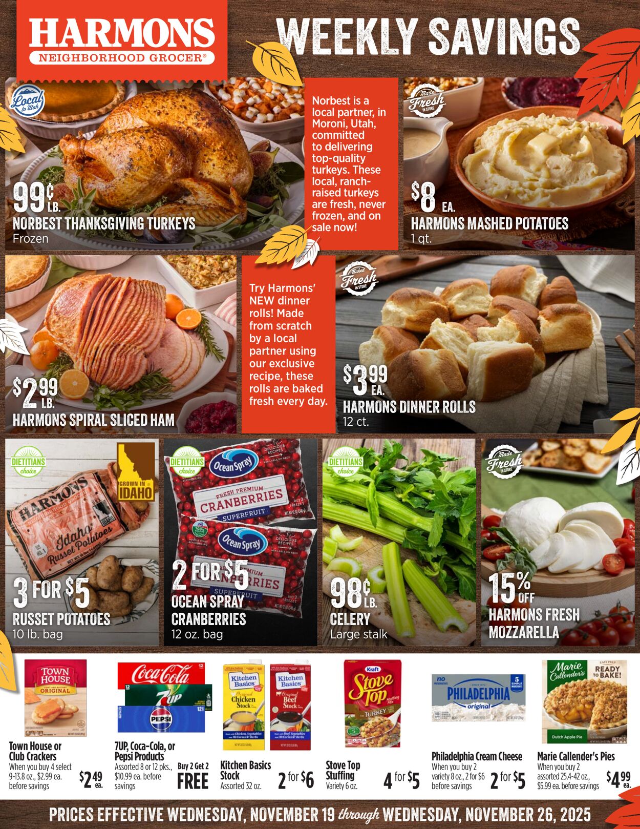 Weekly ad Harmons Grocery 11/19/2025 - 11/25/2025