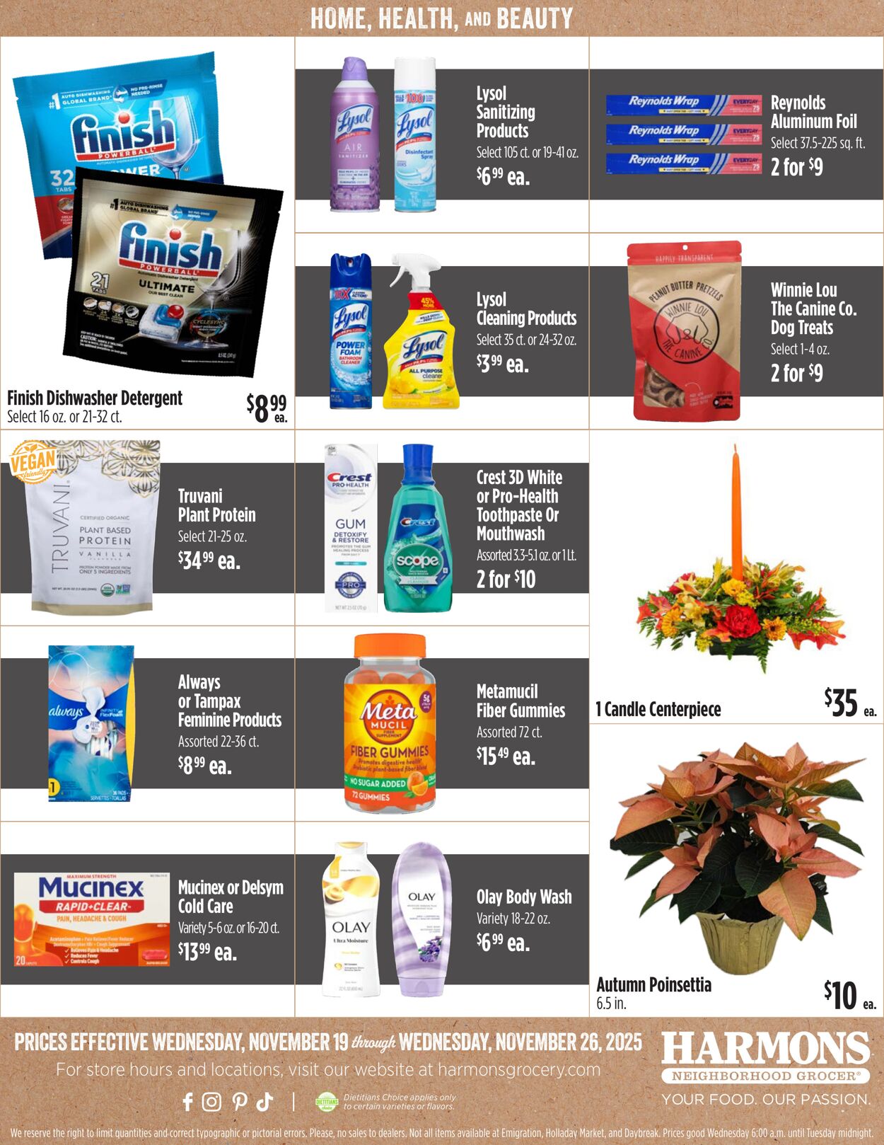 Weekly ad Harmons Grocery 11/19/2025 - 11/25/2025