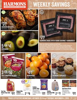Weekly ad Harmons Grocery 10/29/2025 - 11/04/2025