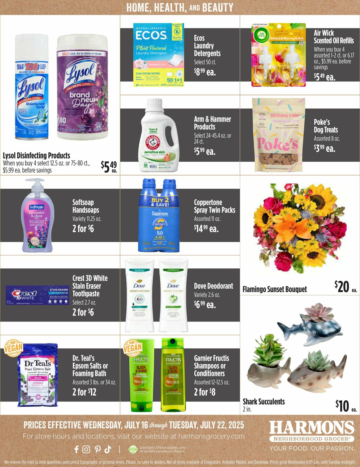 Weekly ad Harmons Grocery 07/16/2025 - 07/22/2025