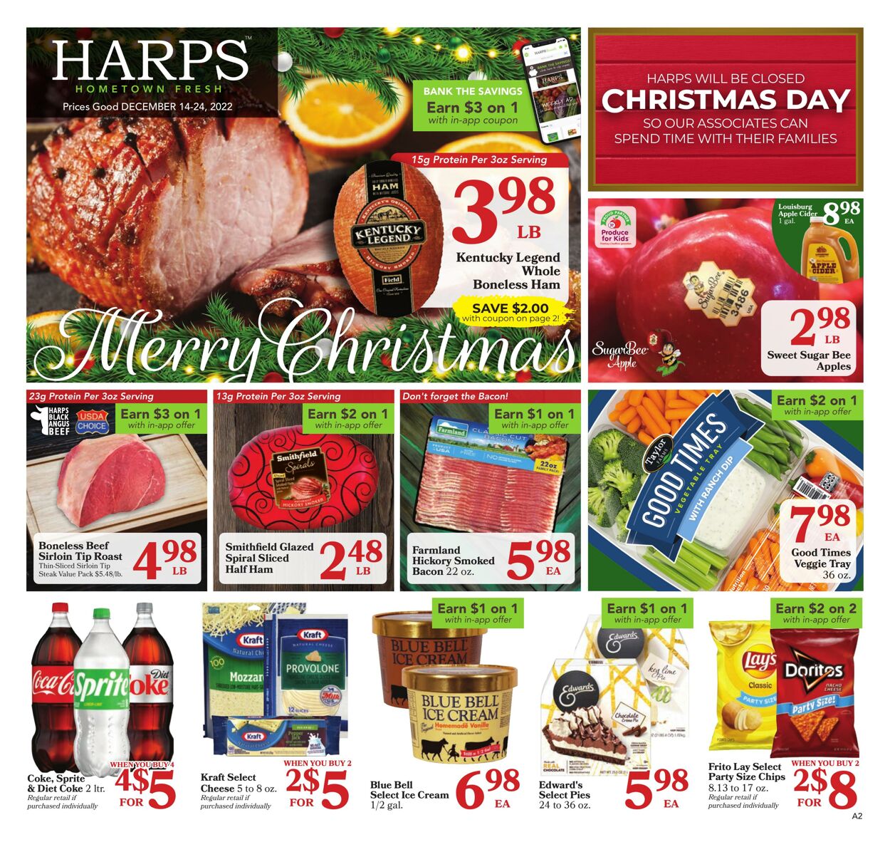 Weekly ad Harps Food 12/14/2022 - 12/24/2022