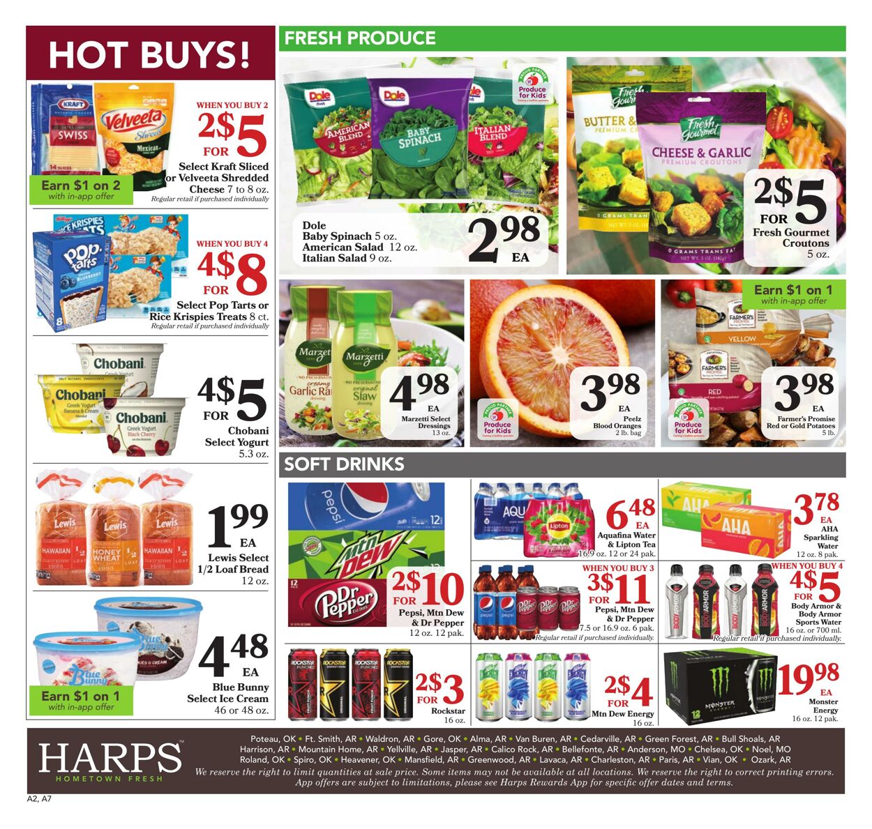 Weekly ad Harps Food 01/11/2023 - 01/24/2023