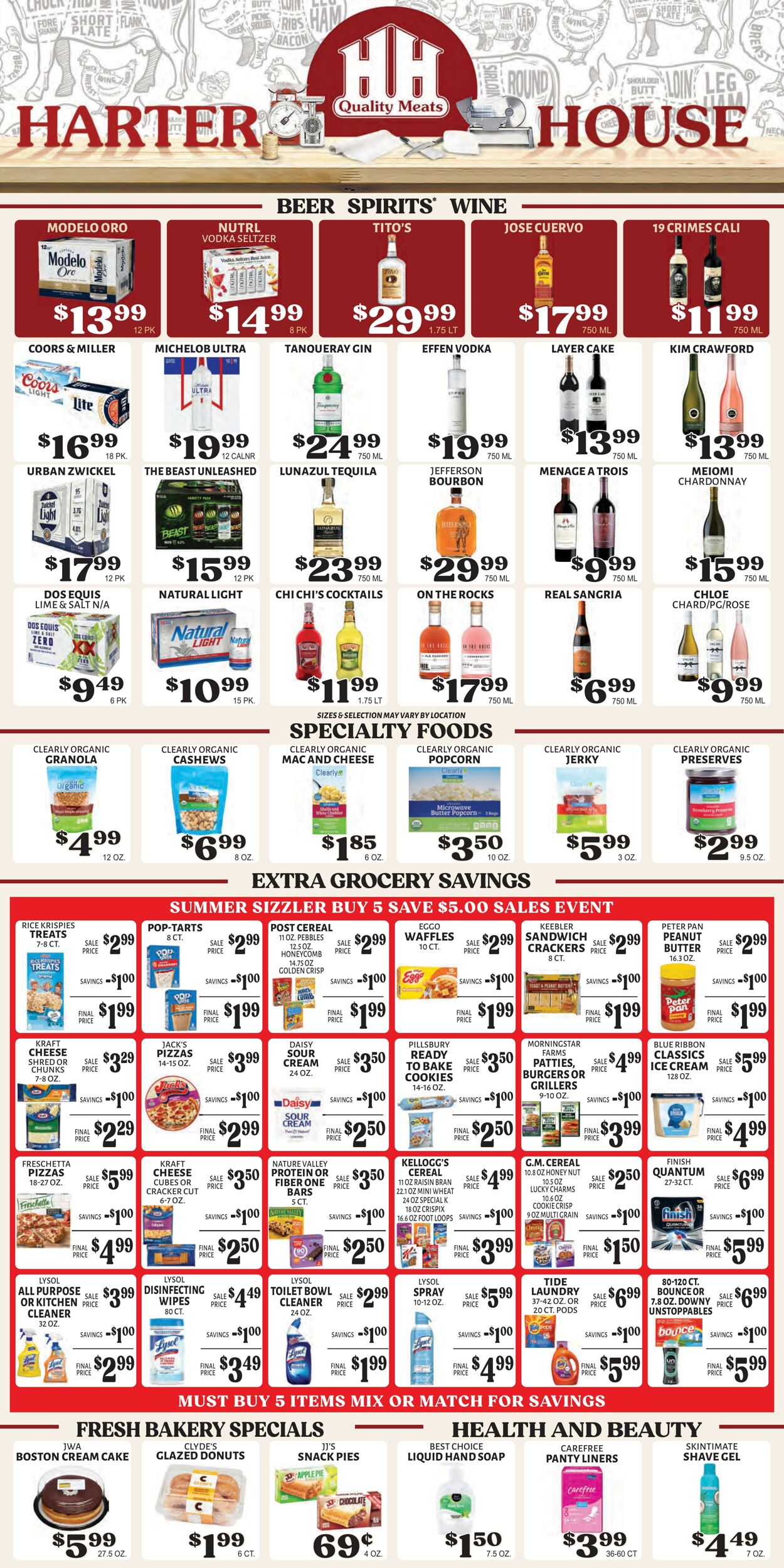 Weekly ad Harter House 08/06/2025 - 08/12/2025