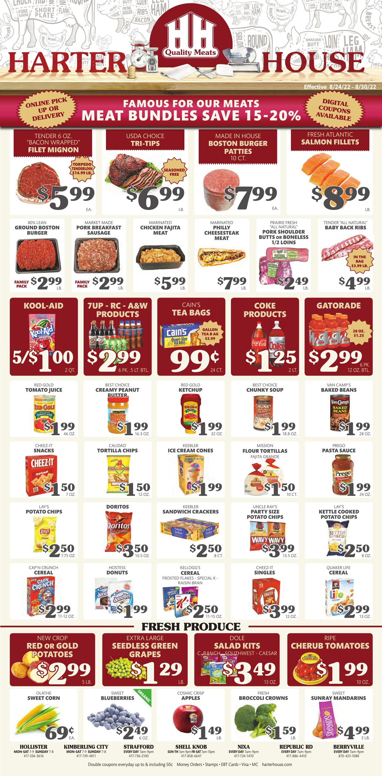 Weekly ad Harter House 08/24/2022 - 08/30/2022