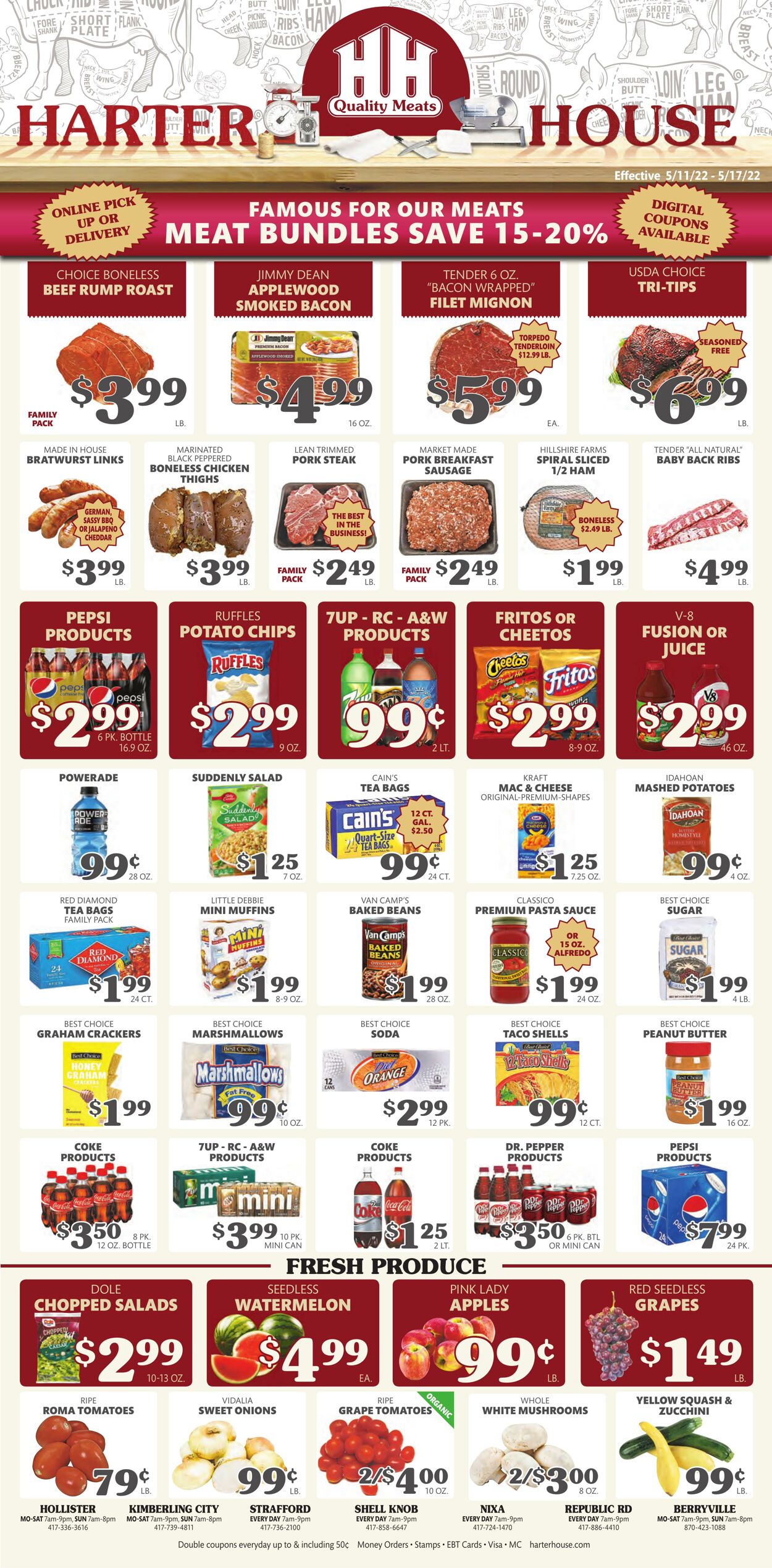 Weekly ad Harter House 05/11/2022 - 05/17/2022