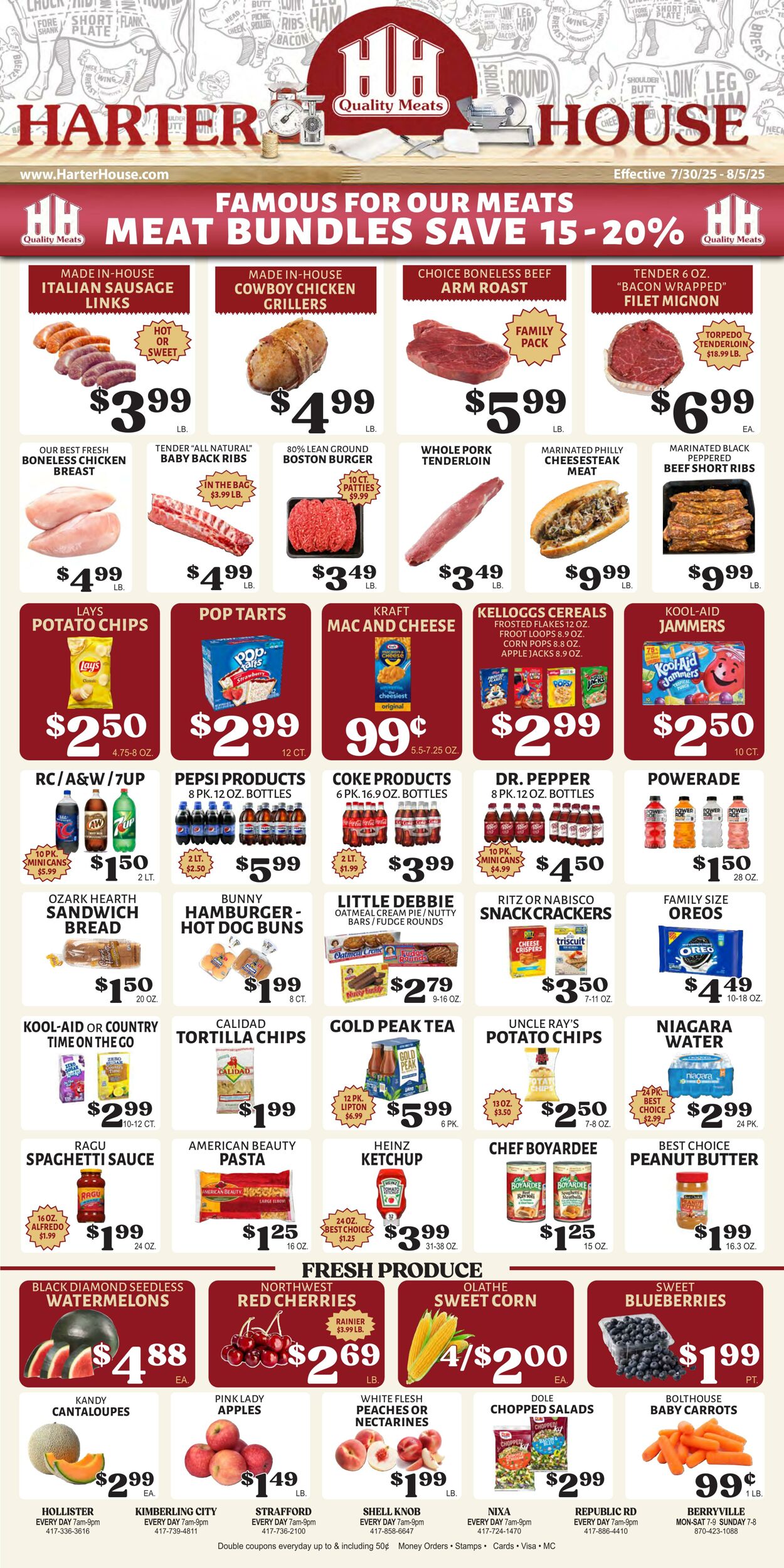 Weekly ad Harter House 08/06/2025 - 08/12/2025