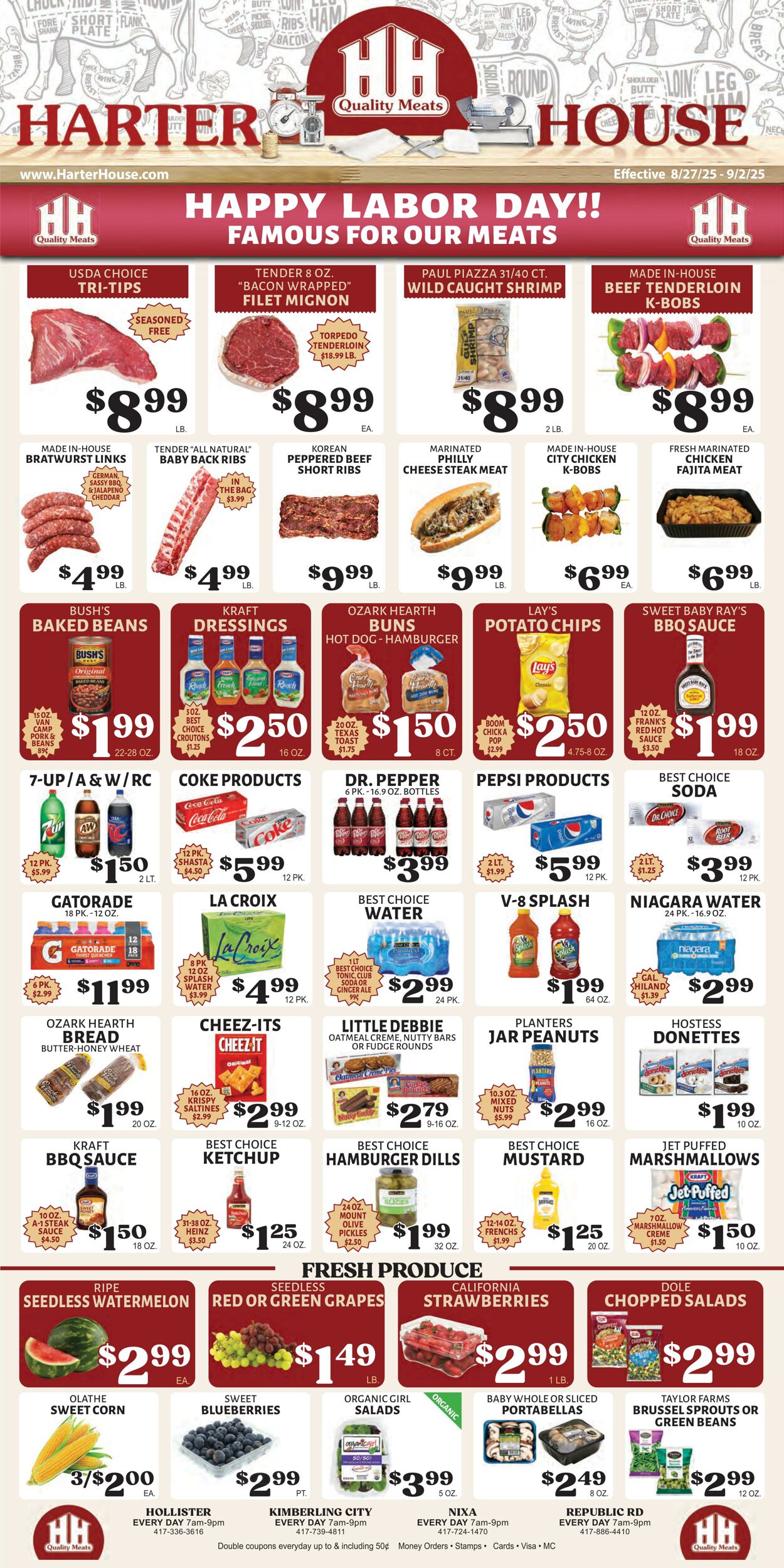 Weekly ad Harter House 08/20/2025 - 08/26/2025