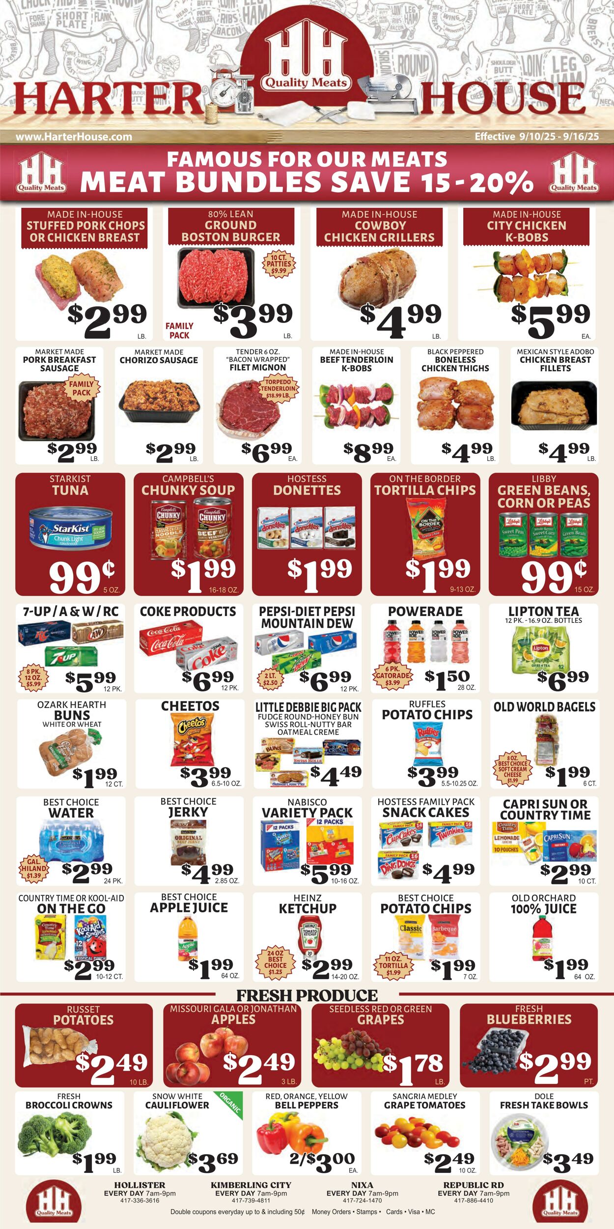 Weekly ad Harter House 09/10/2025 - 09/16/2025