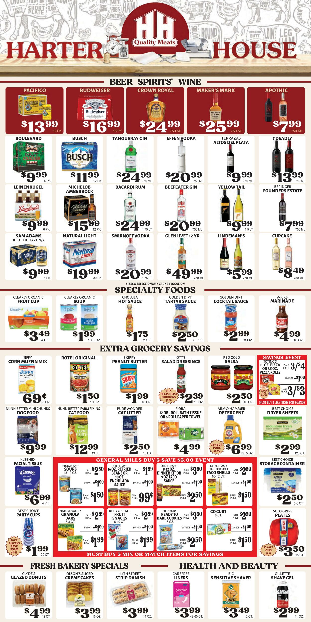 Weekly ad Harter House 12/03/2025 - 12/09/2025