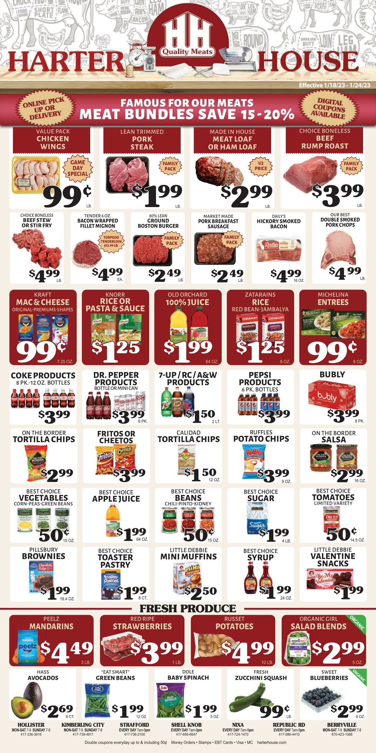 Weekly ad Harter House 01/18/2023-01/24/2023